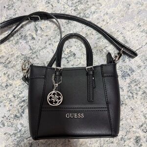 GUESS Black Bucket Bag Purse